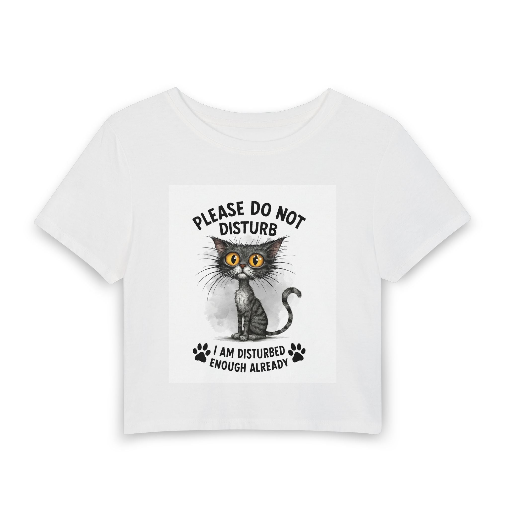 Please Do Not Disturb Cat Baby Tee - Baby Tee