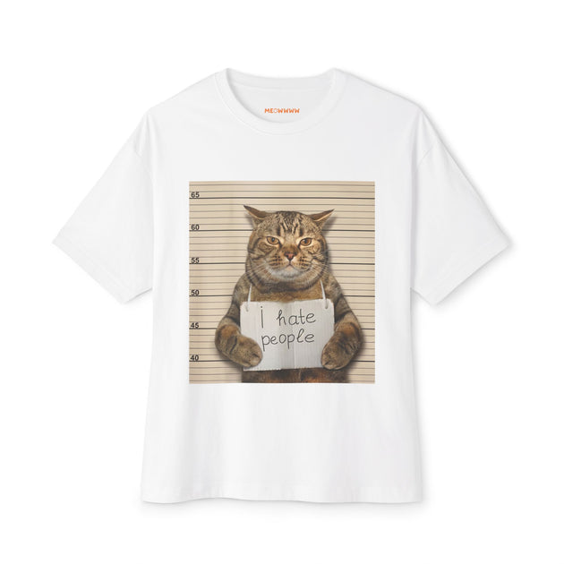 I Hate People - Oversized Tee