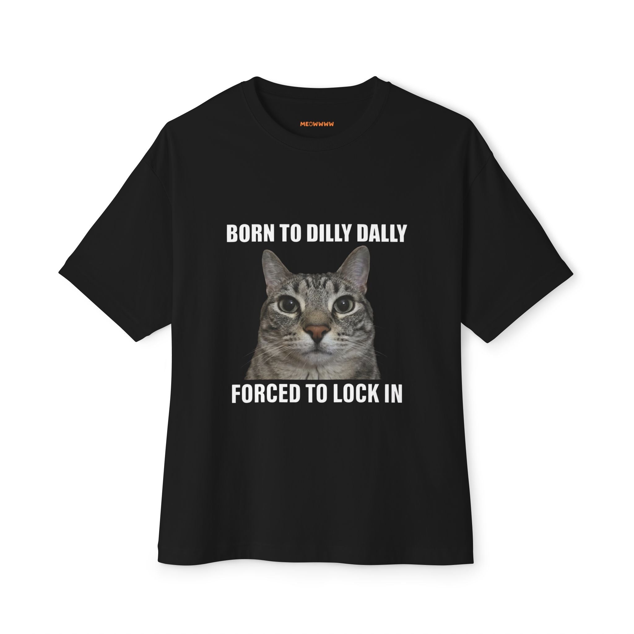 Forced to lock in  - Oversized Tee