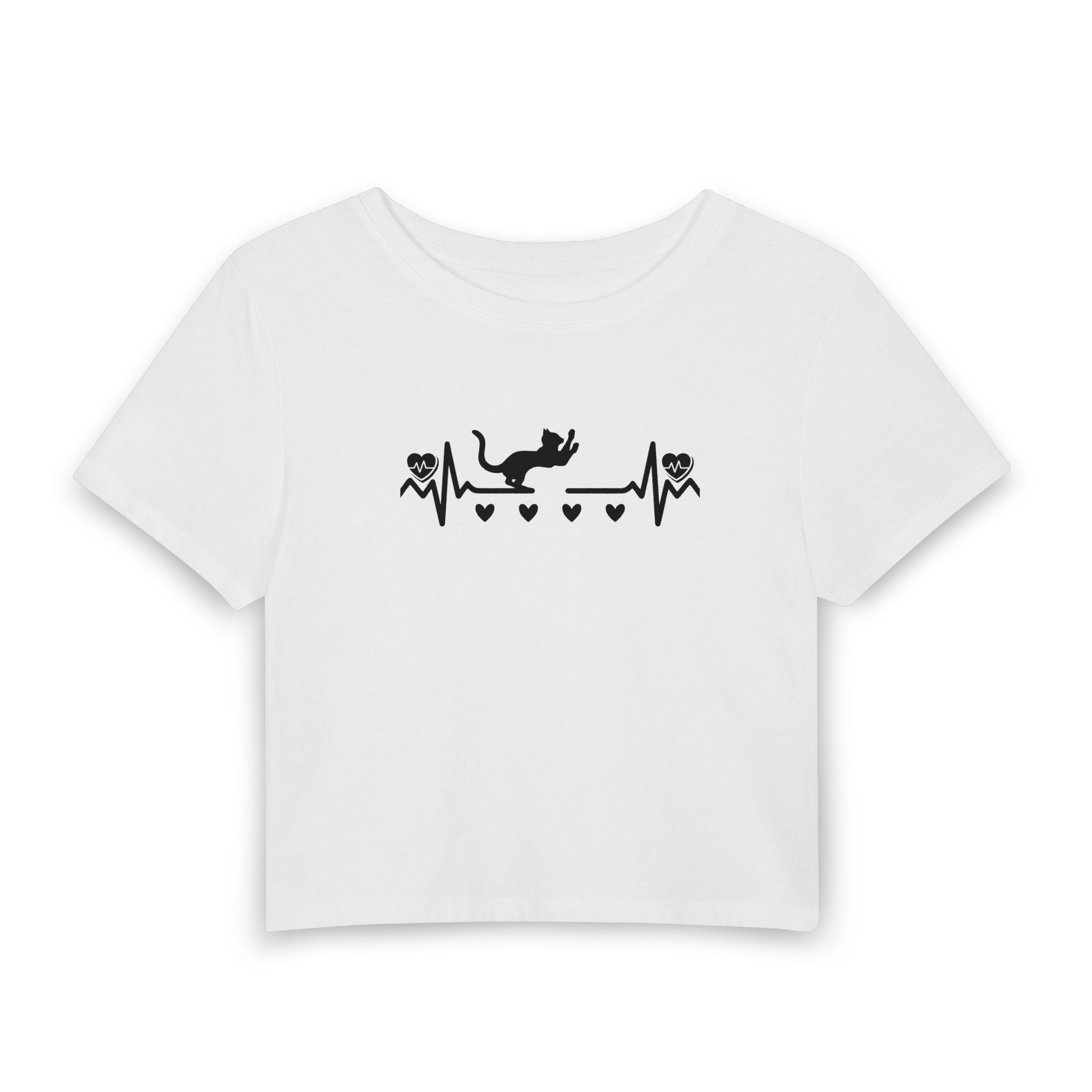 Heartbeat Cat Pulse - Baby Tee
