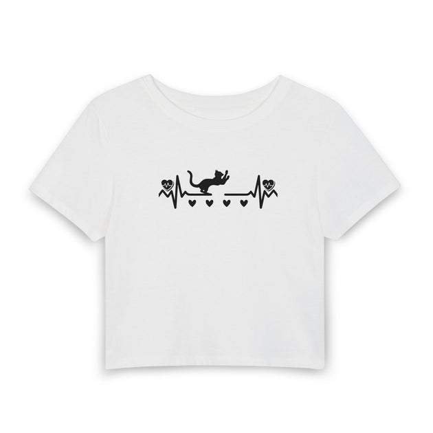Heartbeat Cat Pulse - Baby Tee