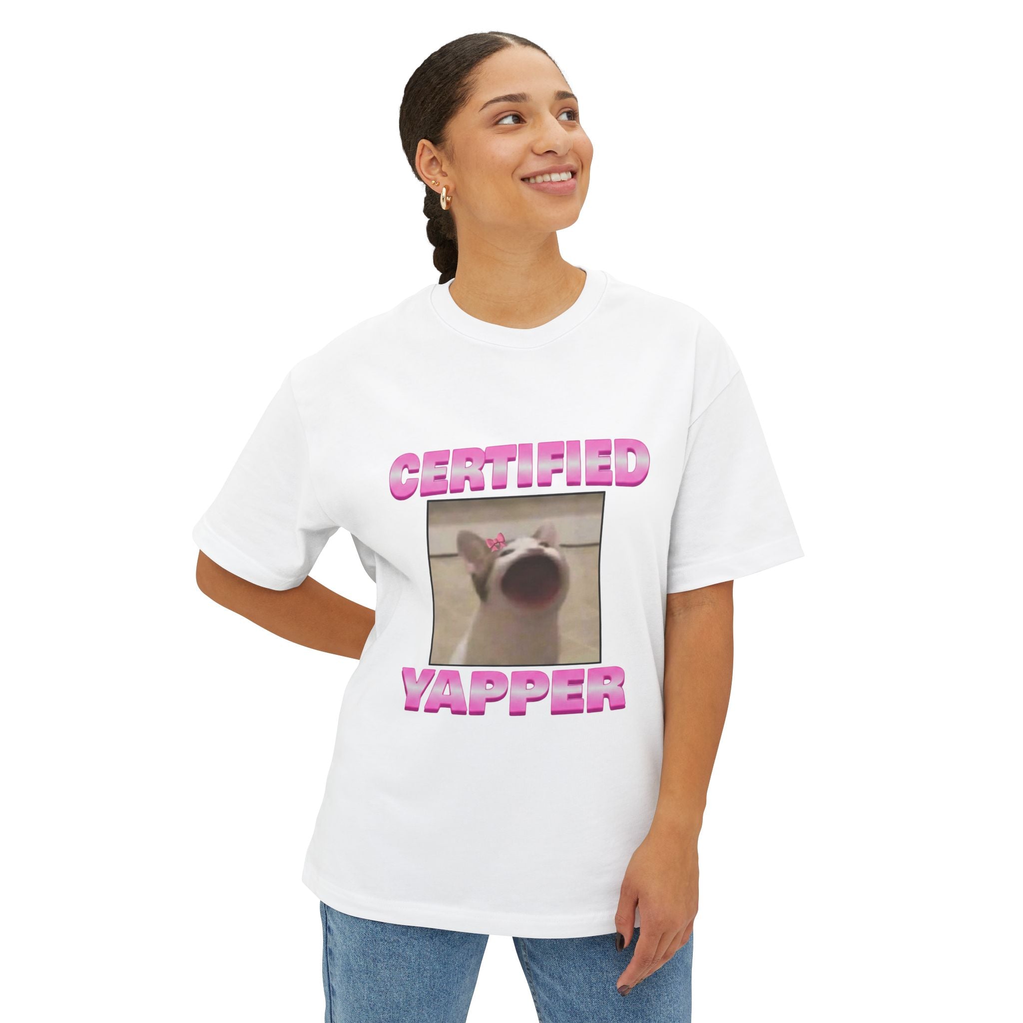 Certified Yapper - Oversized Tee