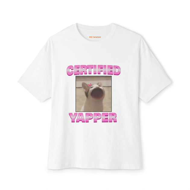 Certified Yapper - Oversized Tee