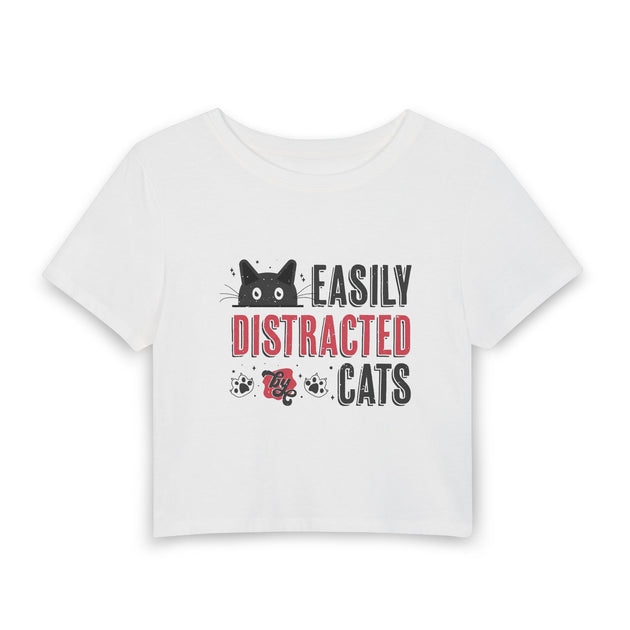 Easily Distracted By Cats - Baby Tee