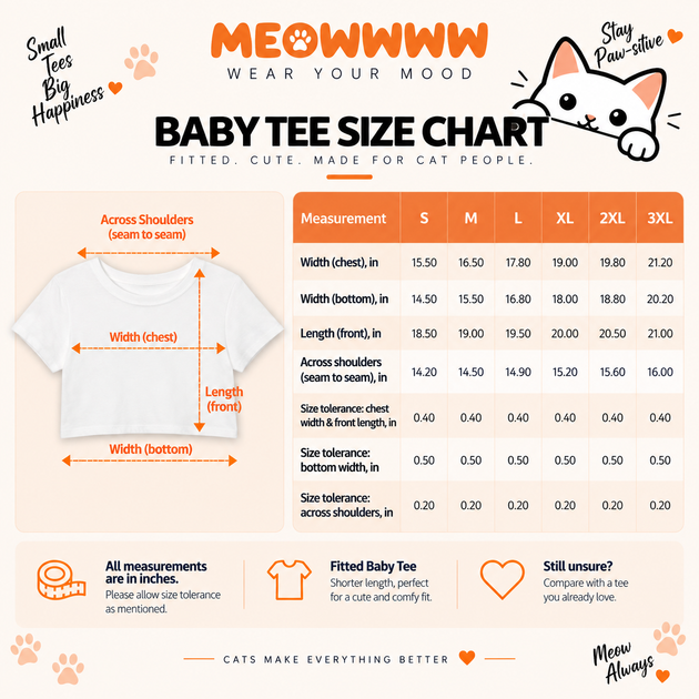 Meowww - Baby Tee